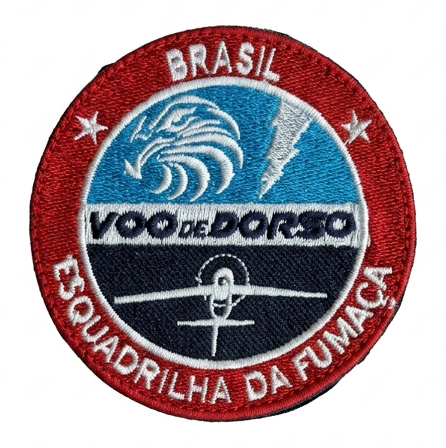 Voo de dorso - Esquadrilha da Fumaça