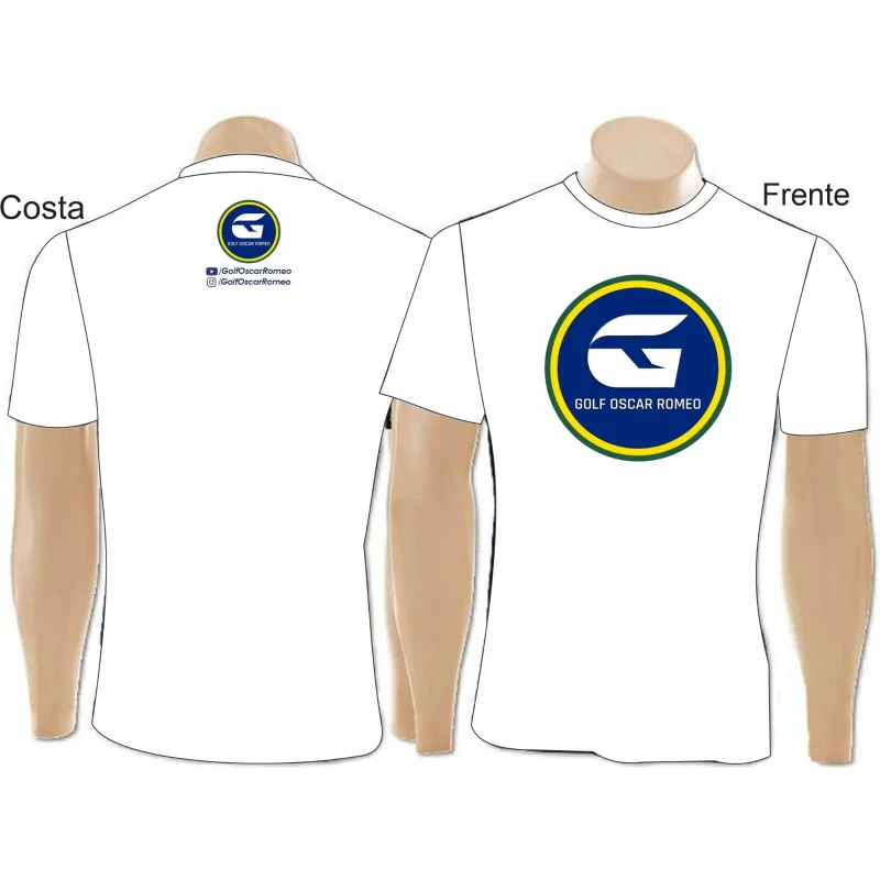 Camiseta Branca Oficial Golf Oscar Romeo