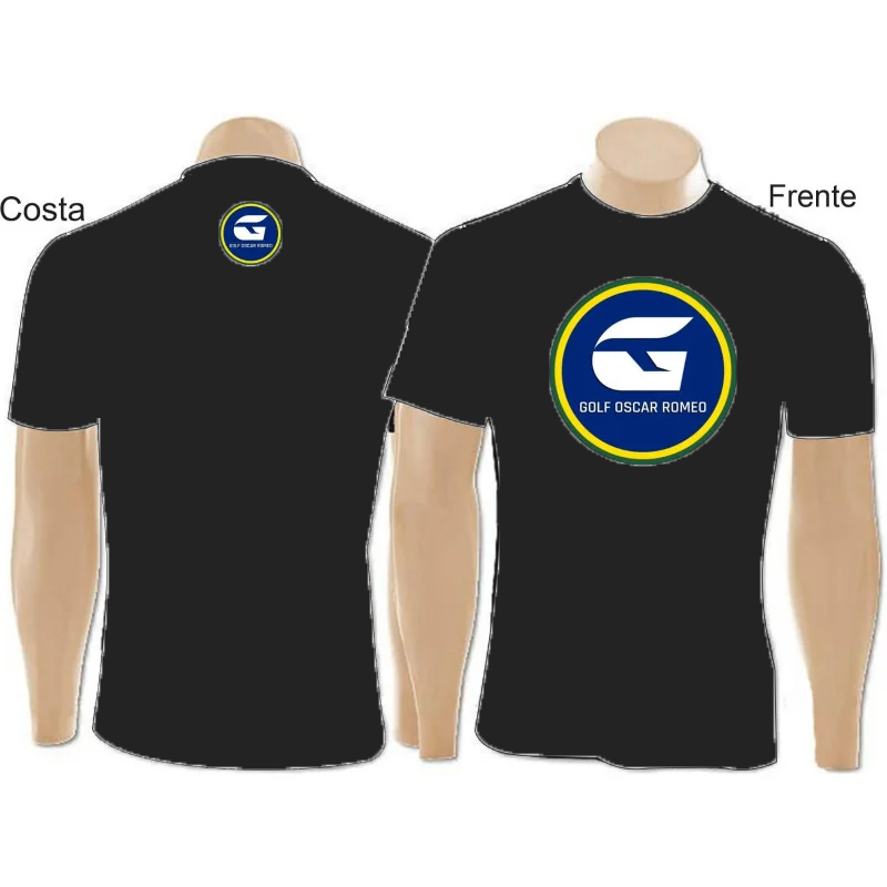Camiseta Preta Oficial Golf Oscar Romeo